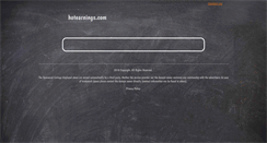 Desktop Screenshot of hotearnings.com